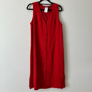 MaxMara Red Midi Dress NO BELT